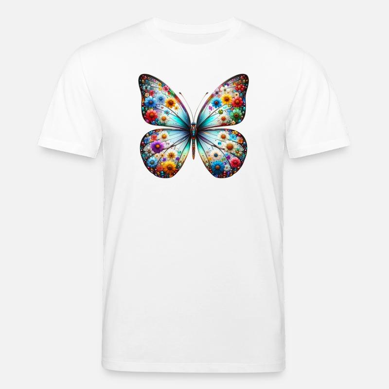 Papillon - T-shirt bio CREATOR Stanley/Stella Unisexe - blanc