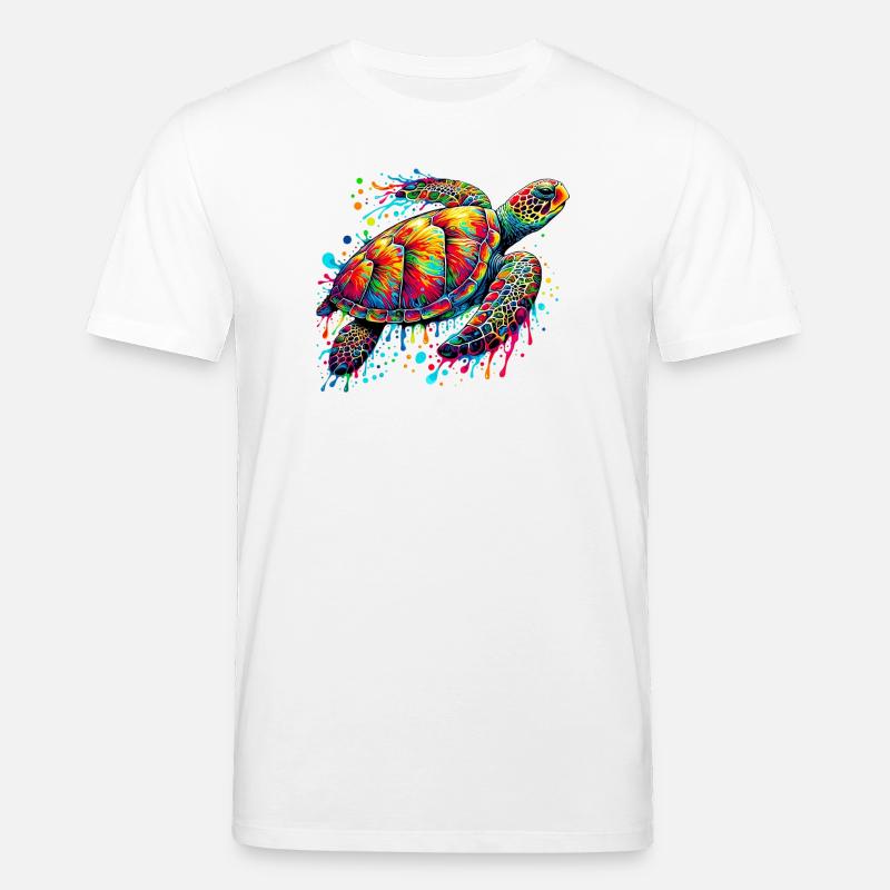Tortue - T-shirt bio CREATOR Stanley/Stella Unisexe - blanc