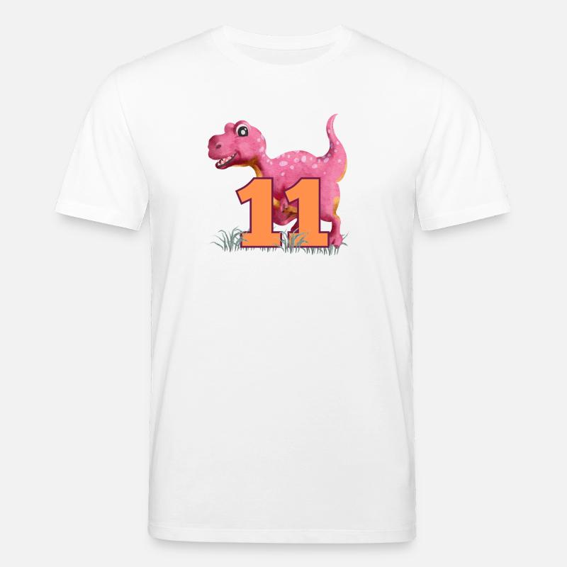 Nr.11 Dino - Stanley/Stella Unisex Bio-T-Shirt CREATOR  - Weiß