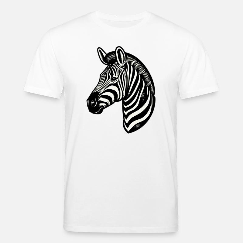 Zebra - Stanley/Stella Unisex Bio-T-Shirt CREATOR  - Weiß