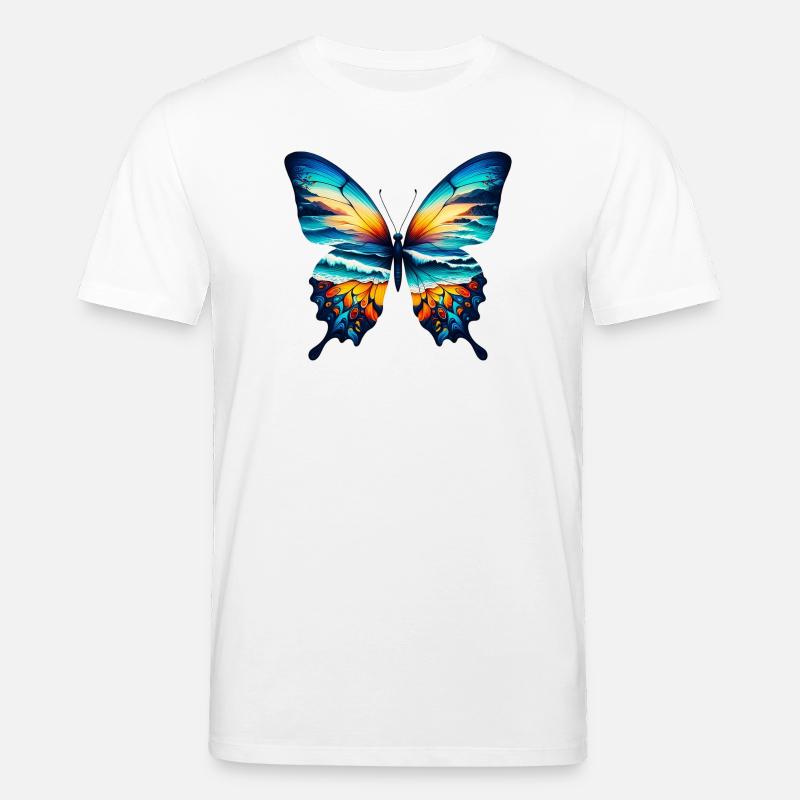 Papillon - T-shirt bio CREATOR Stanley/Stella Unisexe - blanc