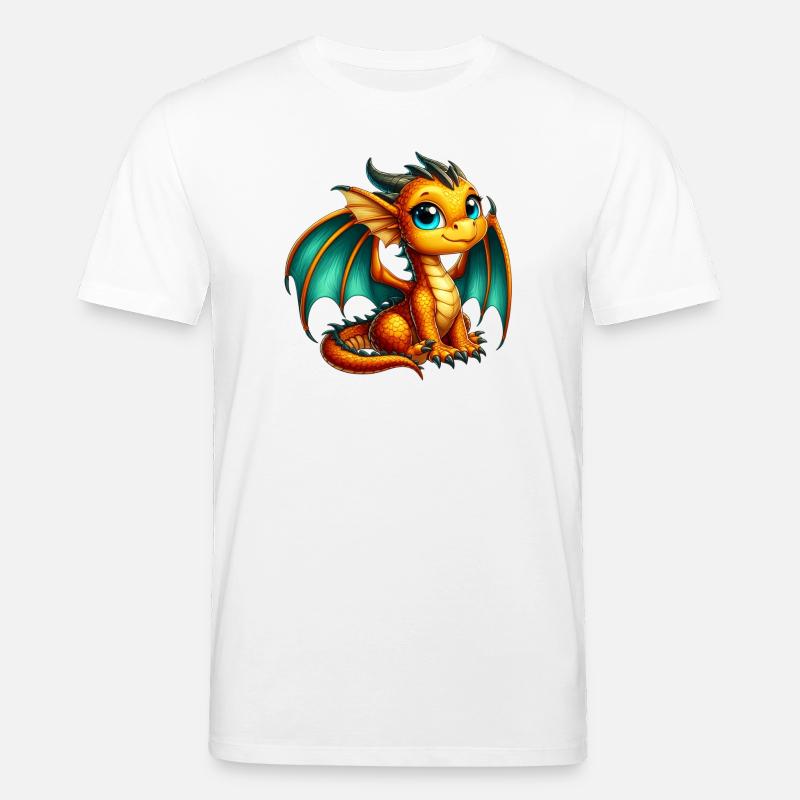 Drache - Stanley/Stella Unisex Bio-T-Shirt CREATOR  - Weiß