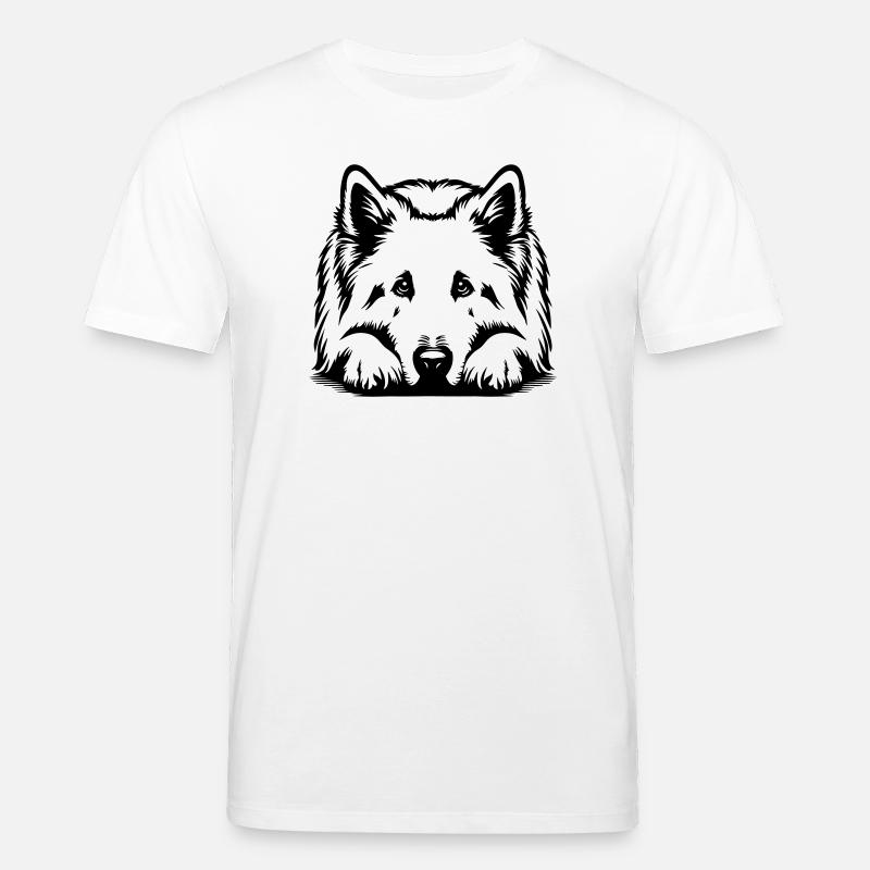 Schweizer Schäferhund - Stanley/Stella Unisex Bio-T-Shirt CREATOR  - Weiß