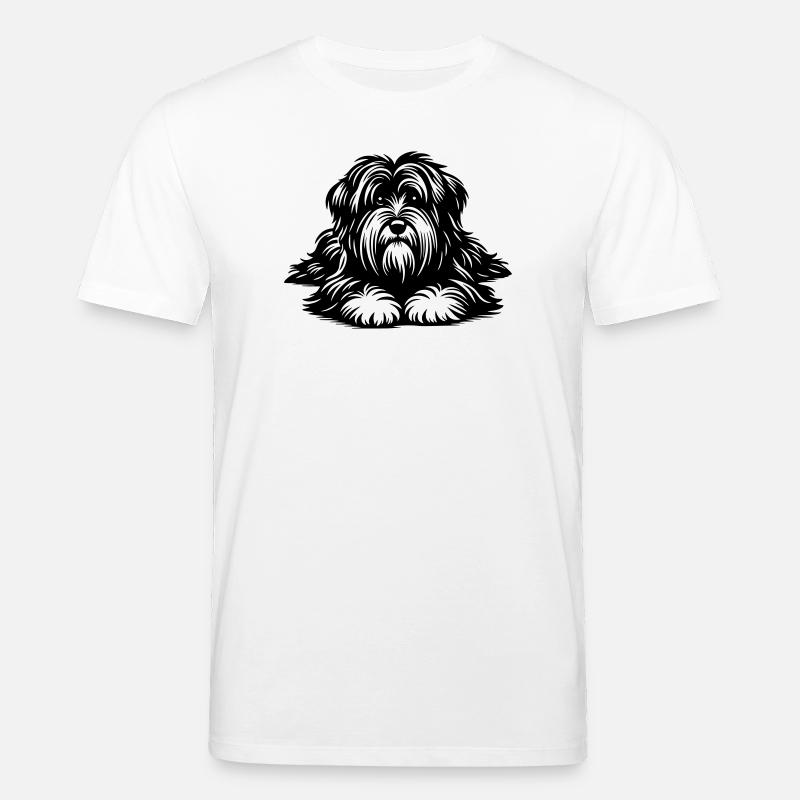 Tibet Terrier - Stanley/Stella Unisex Bio-T-Shirt CREATOR  - Weiß
