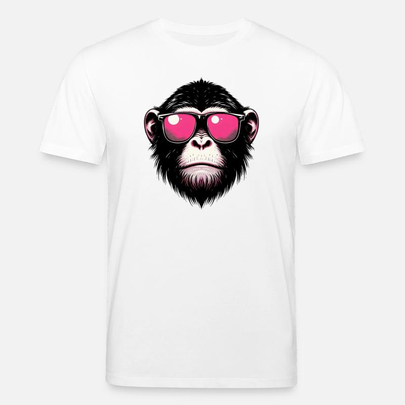 Affe - Stanley/Stella Unisex Bio-T-Shirt CREATOR  - Weiß