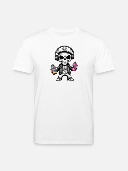 Graffiti Sprayer - Stanley/Stella Unisex Bio-T-Shirt CREATOR - Weiß