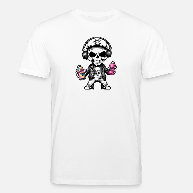 Graffiti Sprayer - Stanley/Stella Unisex Bio-T-Shirt CREATOR  - Weiß