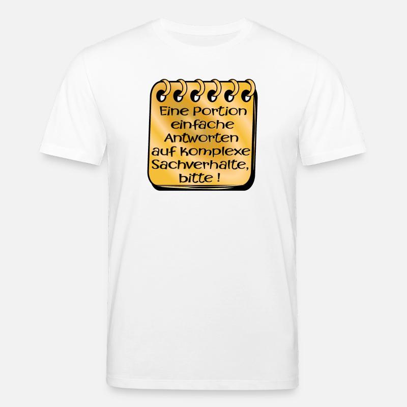 KOMPLEXE SACHVERHALTE - Stanley/Stella Unisex Bio-T-Shirt CREATOR  - Weiß