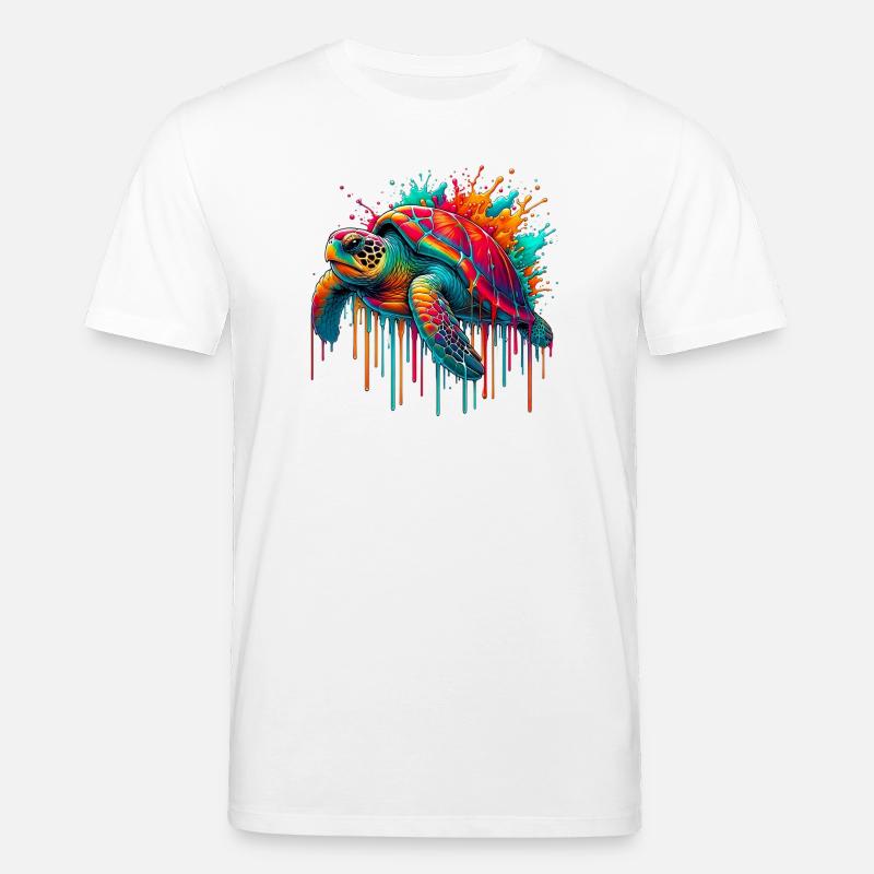 Schildkröte - Stanley/Stella Unisex Bio-T-Shirt CREATOR  - Weiß