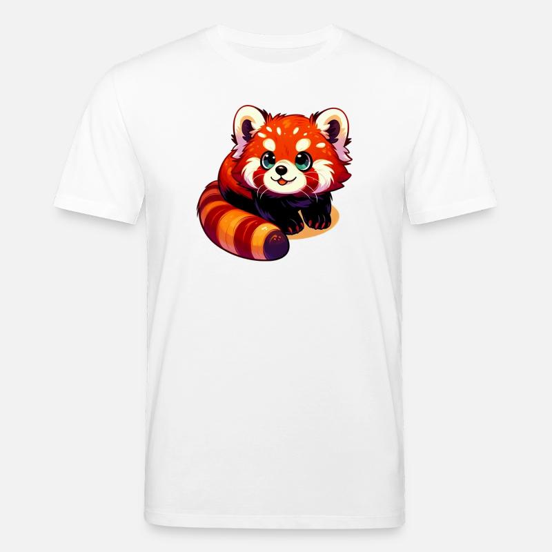 Kleiner Panda - Stanley/Stella Unisex Bio-T-Shirt CREATOR  - Weiß