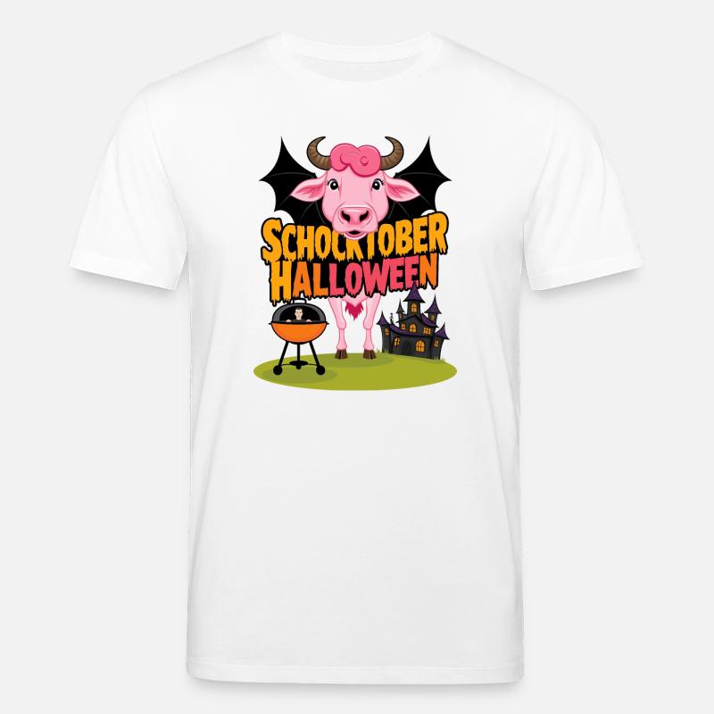 Fledermaus Kuh - Stanley/Stella Unisex Bio-T-Shirt CREATOR  - Weiß