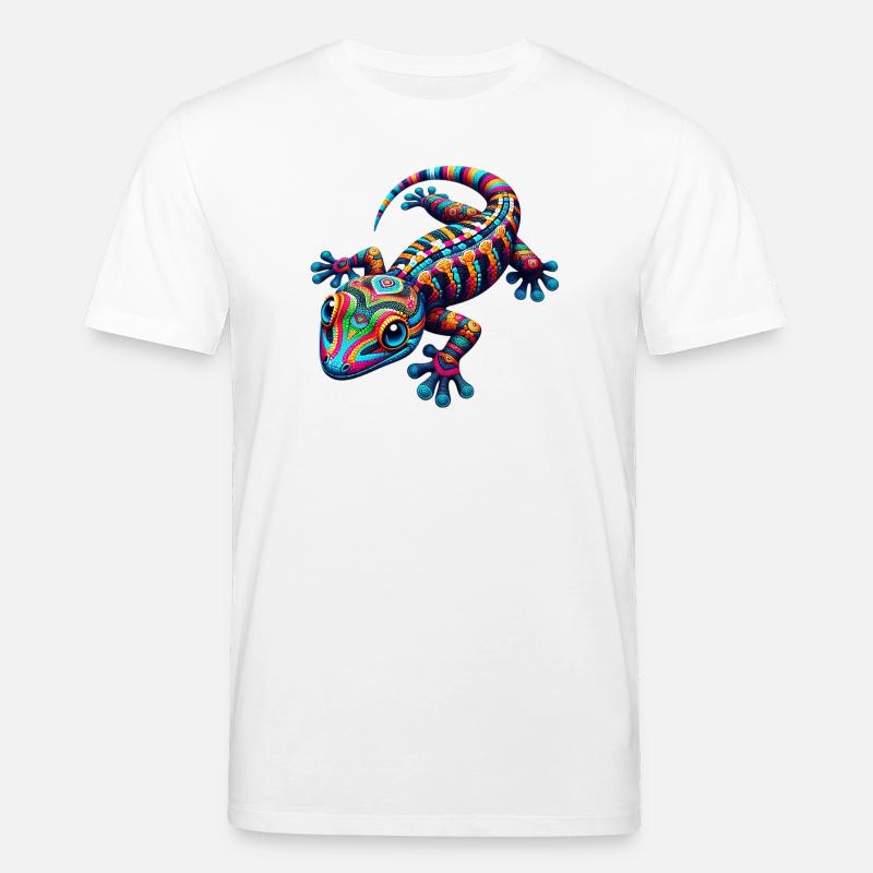 Gecko - Stanley/Stella CREATOR Unisex Organic T-Shirt - white