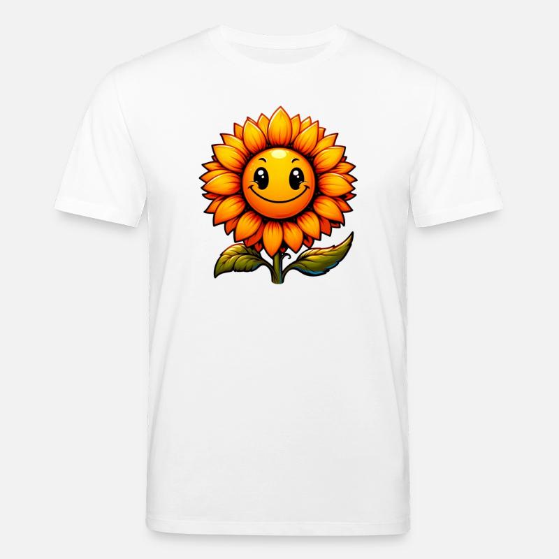 Sonnenblume - Stanley/Stella Unisex Bio-T-Shirt CREATOR  - Weiß