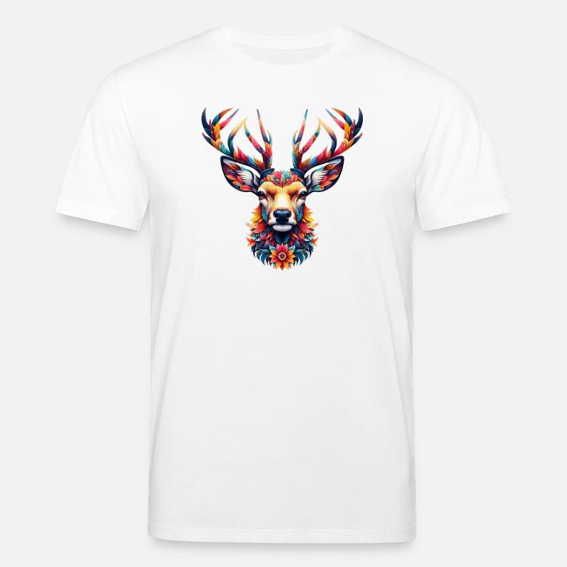 Hirsch - Stanley/Stella Unisex Bio-T-Shirt CREATOR  - Weiß