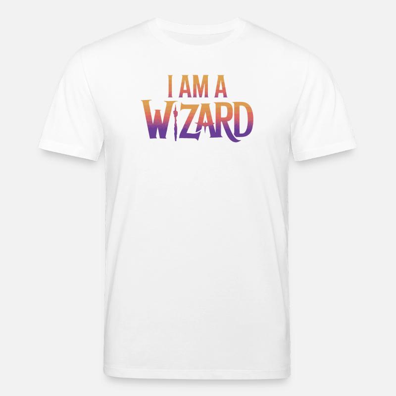 Ich bin ein Zauberer Textdesign - Stanley/Stella Unisex Bio-T-Shirt CREATOR  - Weiß