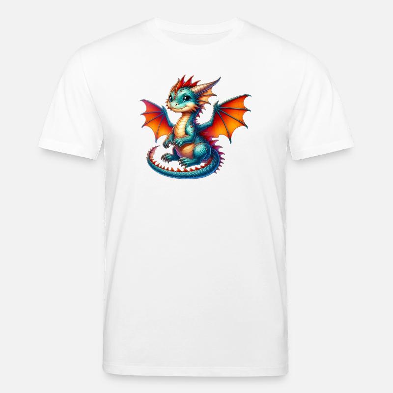 Drache - Stanley/Stella Unisex Bio-T-Shirt CREATOR  - Weiß