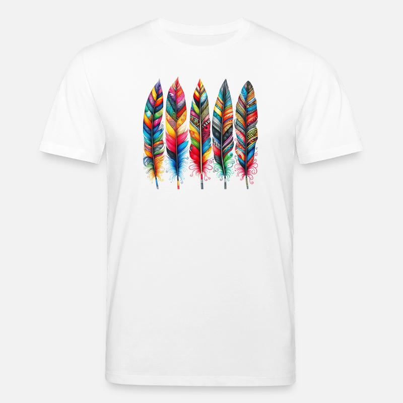 Feder - Stanley/Stella Unisex Bio-T-Shirt CREATOR  - Weiß