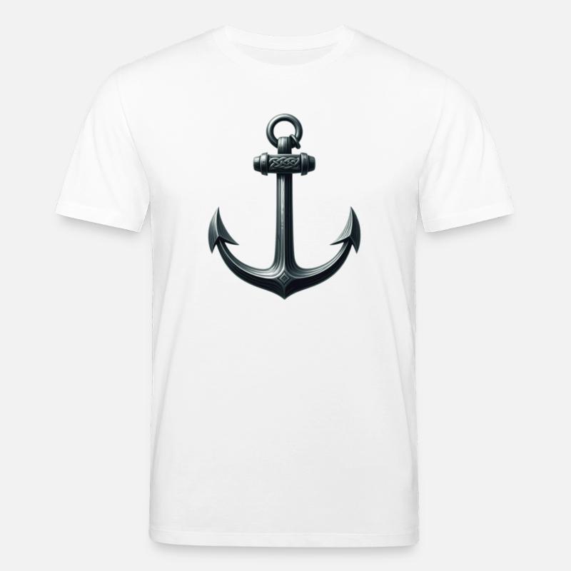 Historischer Anker mit Nautischem Design - Stanley/Stella Unisex Bio-T-Shirt CREATOR  - Weiß