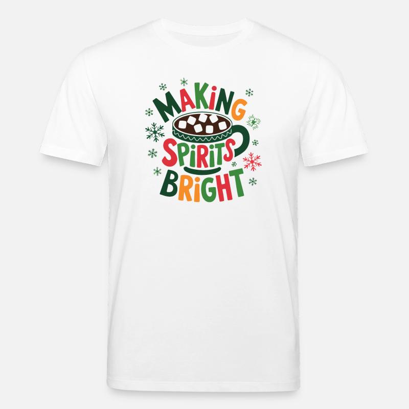 Fabrication de spiritueux Bright Cocoa - T-shirt bio CREATOR Stanley/Stella Unisexe - blanc