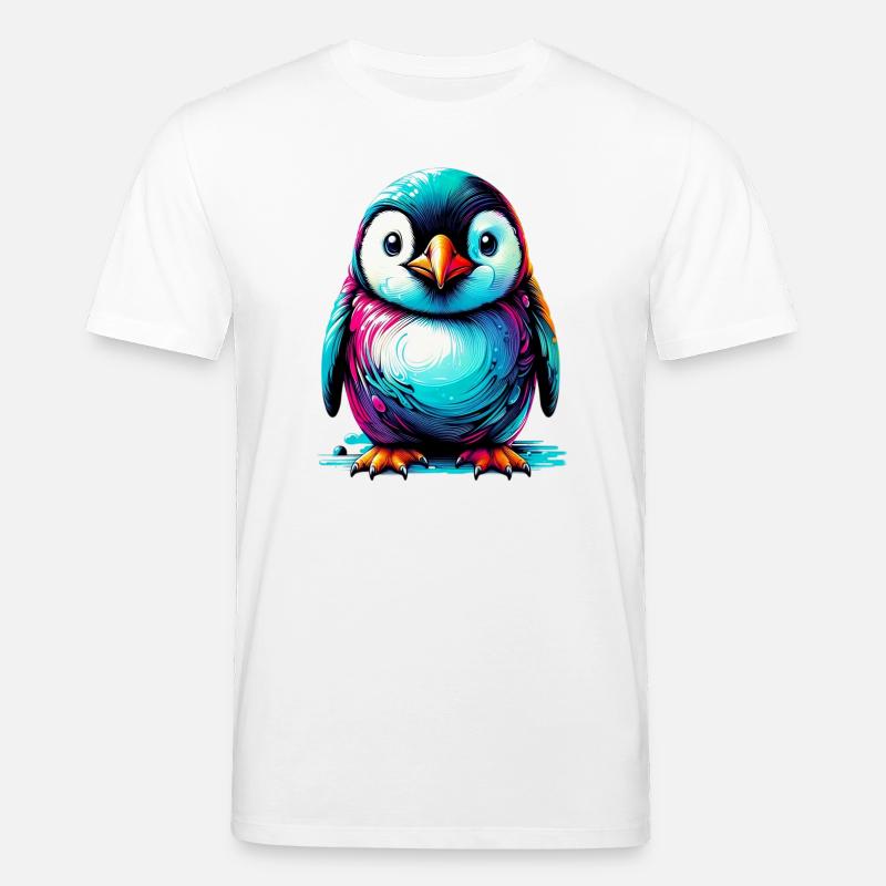 Pingouin - T-shirt bio CREATOR Stanley/Stella Unisexe - blanc