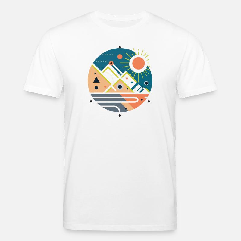 Gebirge - Stanley/Stella Unisex Bio-T-Shirt CREATOR  - Weiß