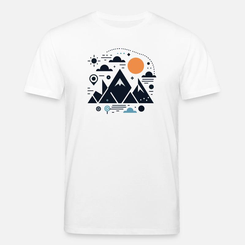 Gebirge - Stanley/Stella Unisex Bio-T-Shirt CREATOR  - Weiß