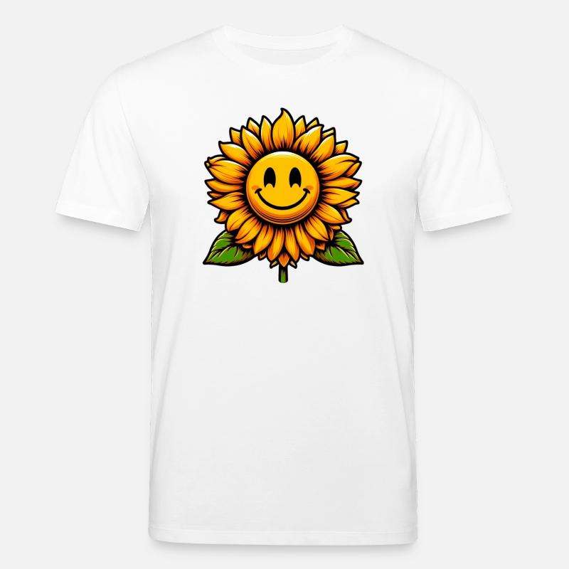 Sonnenblume - Stanley/Stella Unisex Bio-T-Shirt CREATOR  - Weiß