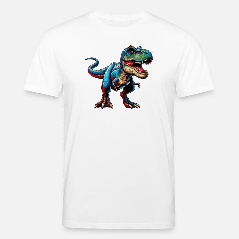 Dinosaurier - Stanley/Stella Unisex Bio-T-Shirt CREATOR  - Weiß