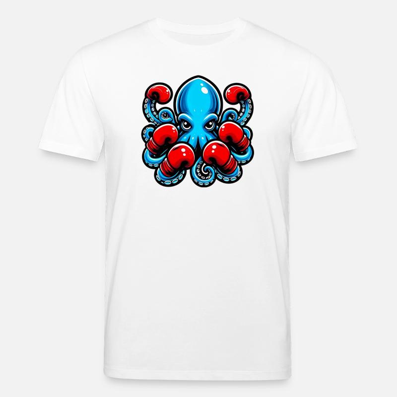 Krake - Stanley/Stella Unisex Bio-T-Shirt CREATOR  - Weiß
