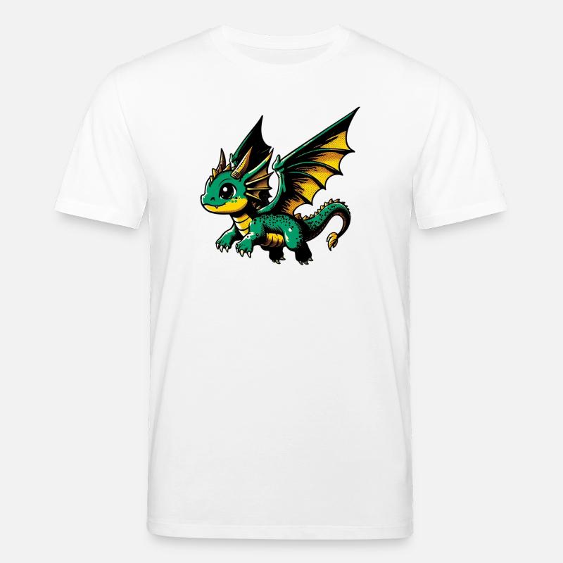 Drache - Stanley/Stella Unisex Bio-T-Shirt CREATOR  - Weiß