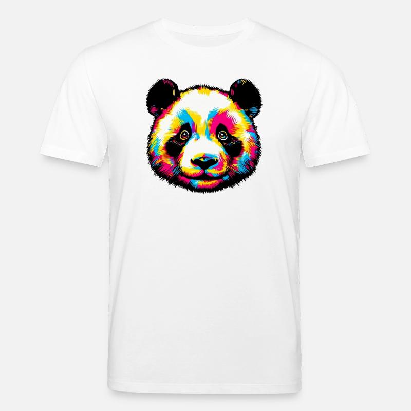 Panda - Stanley/Stella Unisex Bio-T-Shirt CREATOR  - Weiß