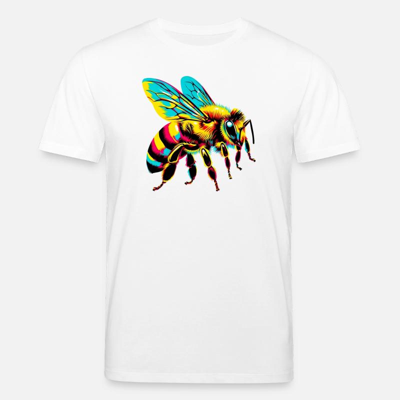 Biene - Stanley/Stella Unisex Bio-T-Shirt CREATOR  - Weiß