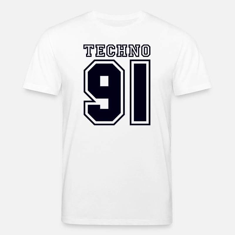 TECHNO 91 - T-shirt bio CREATOR Stanley/Stella Unisexe - blanc