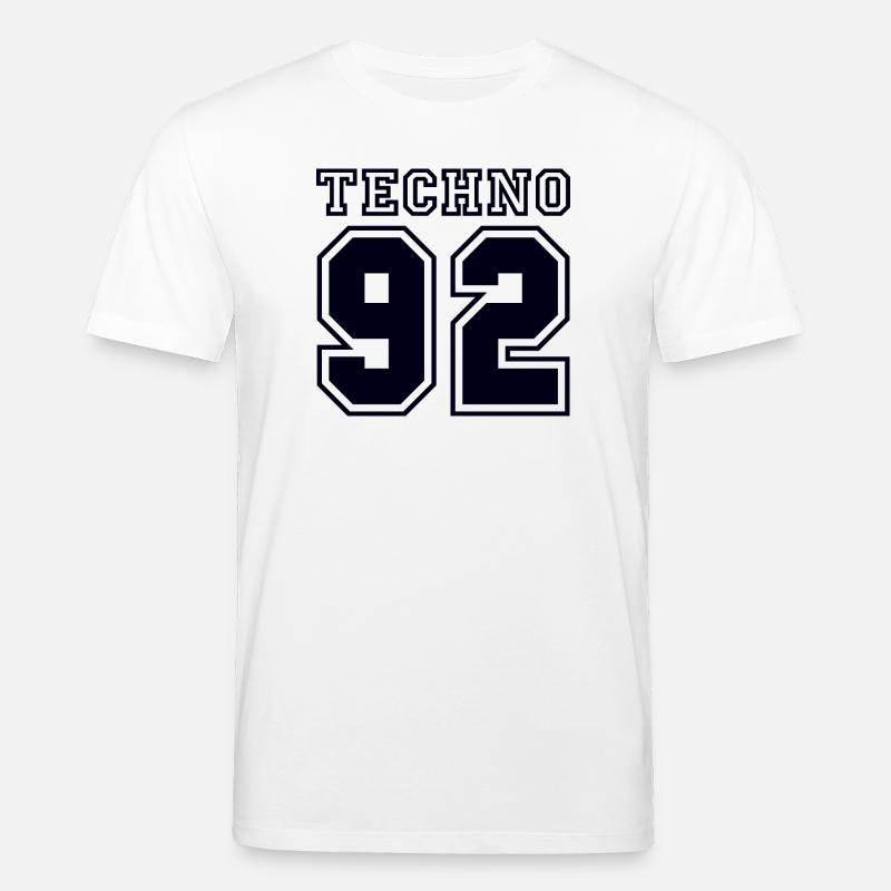 TECHNO 92 - T-shirt bio CREATOR Stanley/Stella Unisexe - blanc