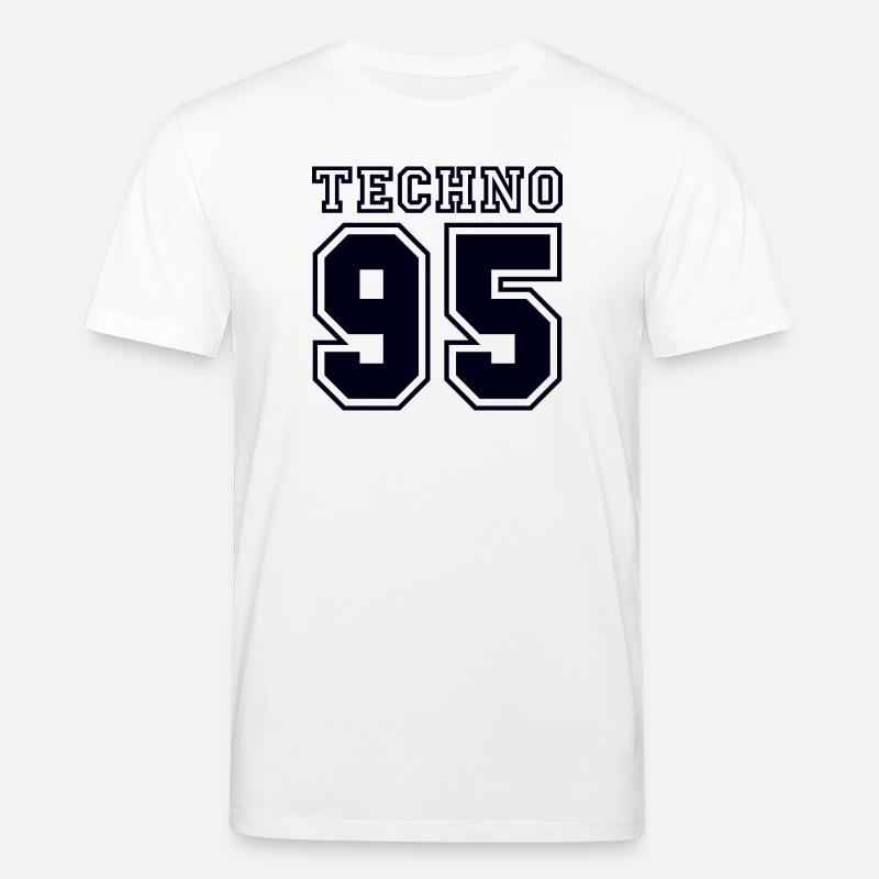 TECHNO 95 - T-shirt bio CREATOR Stanley/Stella Unisexe - blanc