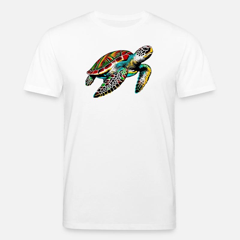 Schildkröte - Stanley/Stella Unisex Bio-T-Shirt CREATOR  - Weiß