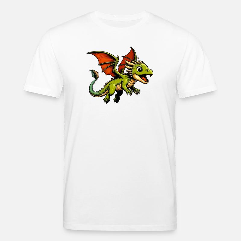 Drache - Stanley/Stella Unisex Bio-T-Shirt CREATOR  - Weiß
