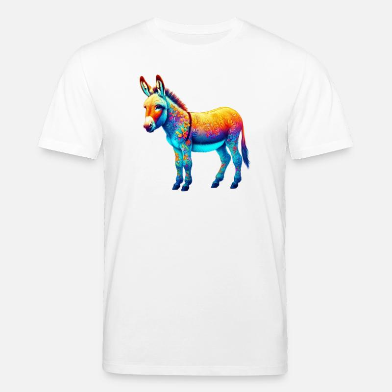Mule âne - T-shirt bio CREATOR Stanley/Stella Unisexe - blanc