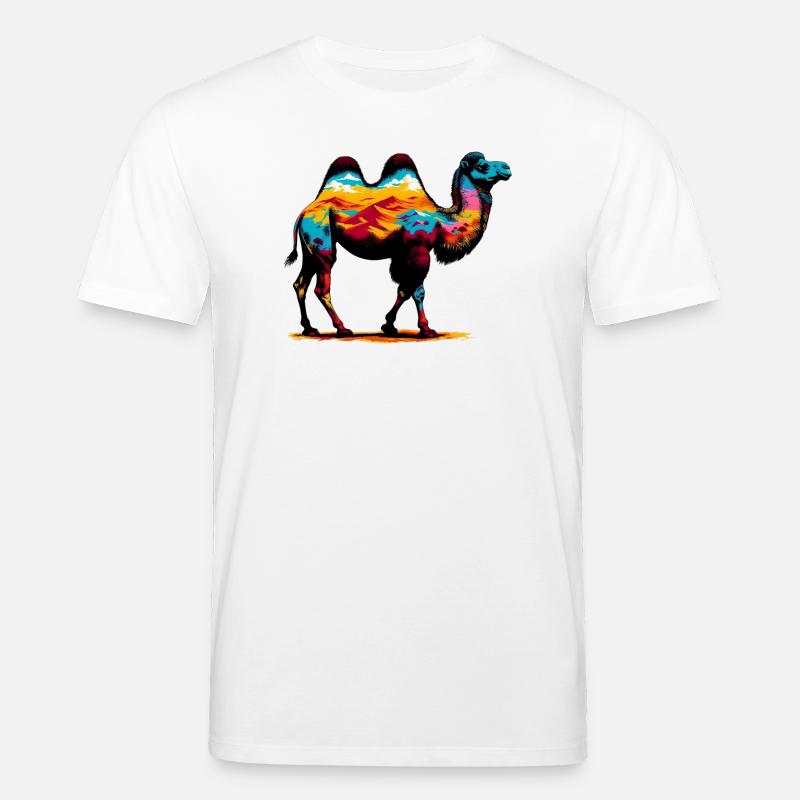 Kamel - Stanley/Stella Unisex Bio-T-Shirt CREATOR  - Weiß