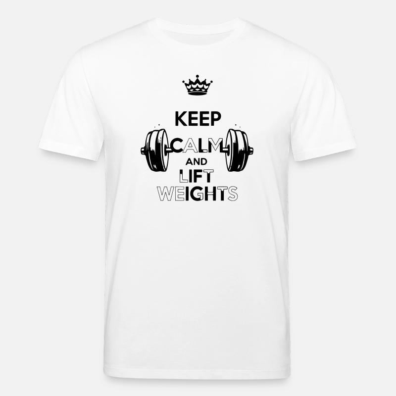 Keep Calm - Stanley/Stella CREATOR Unisex Organic T-Shirt - white
