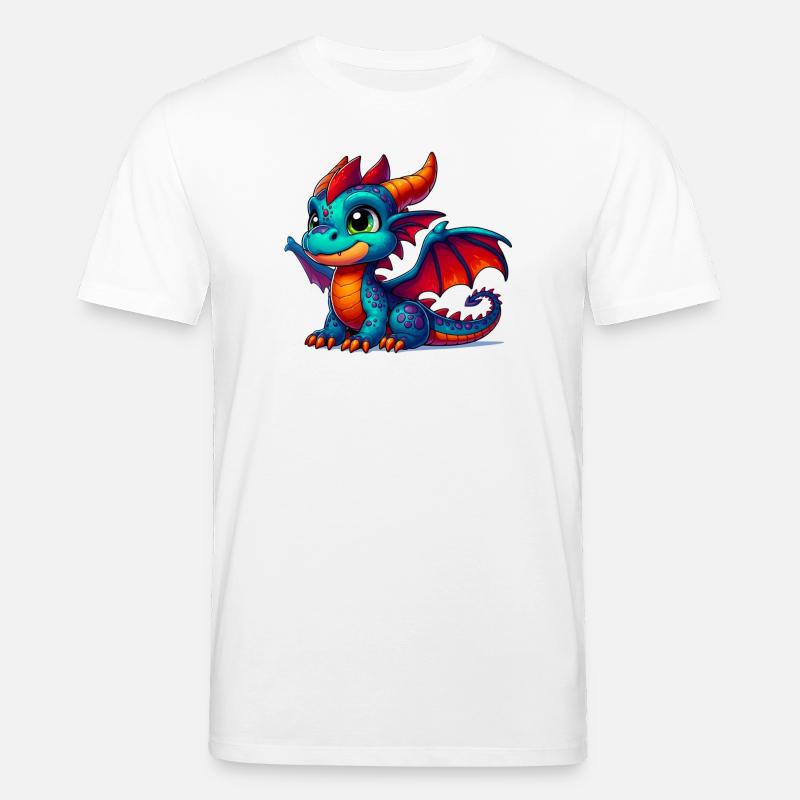 Drache - Stanley/Stella Unisex Bio-T-Shirt CREATOR  - Weiß