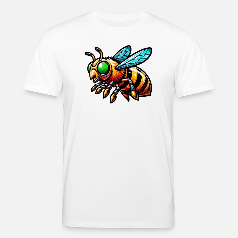 Biene - Stanley/Stella Unisex Bio-T-Shirt CREATOR  - Weiß