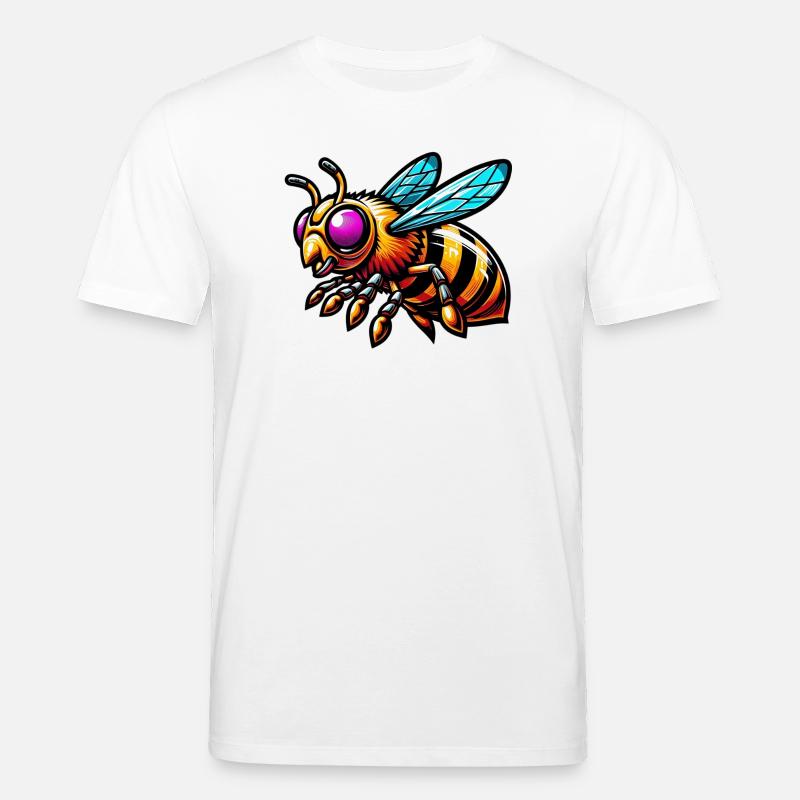 Biene - Stanley/Stella Unisex Bio-T-Shirt CREATOR  - Weiß