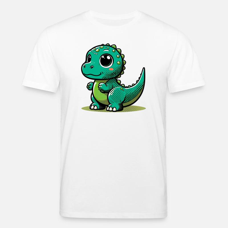Dinosaurier - Stanley/Stella Unisex Bio-T-Shirt CREATOR  - Weiß