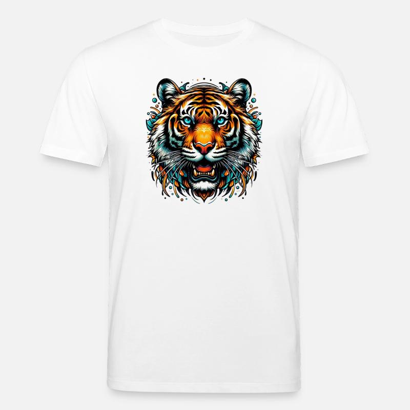 Tiger - Stanley/Stella Unisex Bio-T-Shirt CREATOR  - Weiß