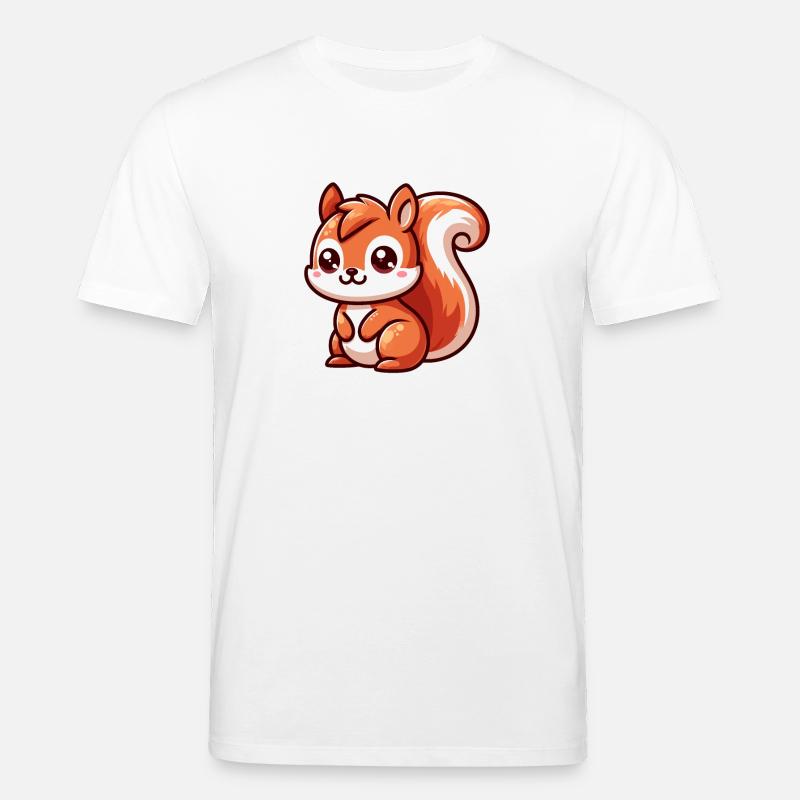 Petit Ecureuil Mignon - T-shirt bio CREATOR Stanley/Stella Unisexe - blanc