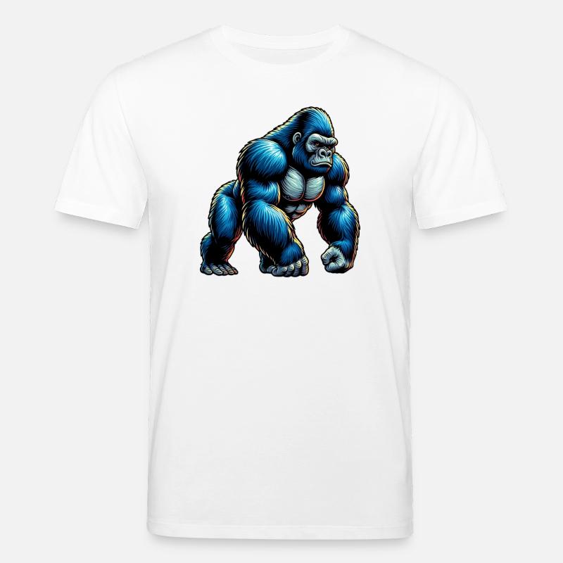 Gorilla - Stanley/Stella Unisex Bio-T-Shirt CREATOR  - Weiß
