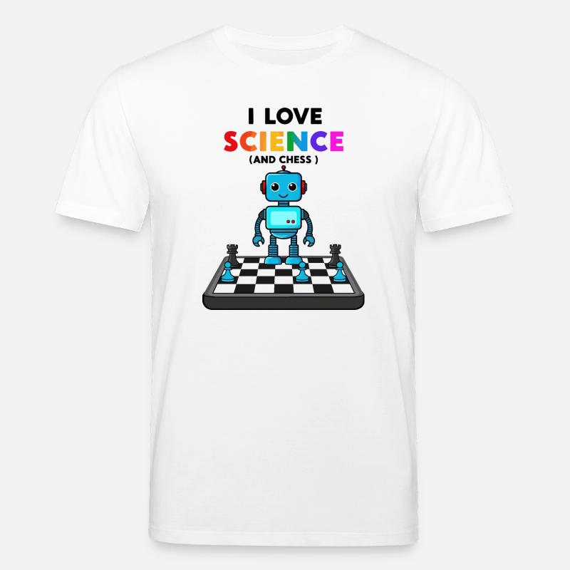 Science et échecs - T-shirt bio CREATOR Stanley/Stella Unisexe - blanc