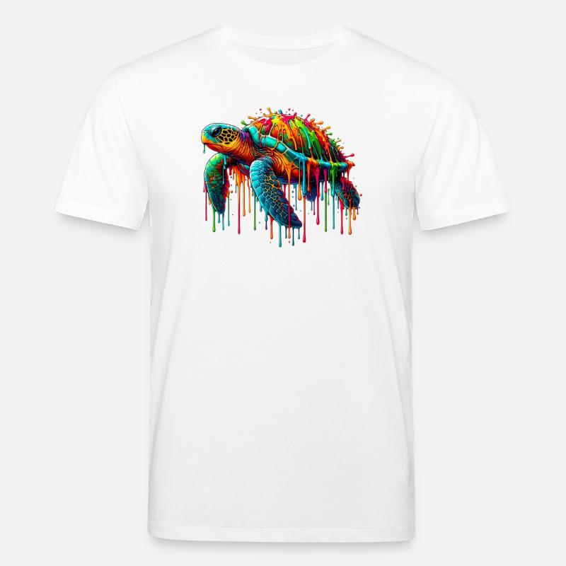 Schildkröte - Stanley/Stella Unisex Bio-T-Shirt CREATOR  - Weiß