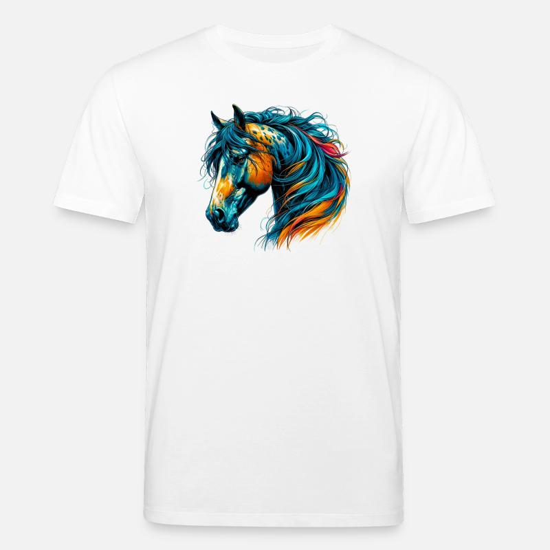 Pferd - Stanley/Stella Unisex Bio-T-Shirt CREATOR  - Weiß